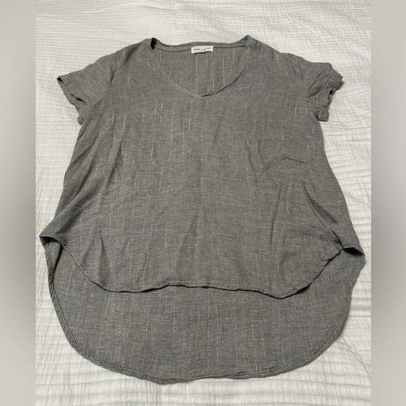 Bella Dahl Grey Tee - Size L - Picture 3 of 9